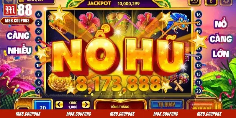 Những điểm thú vị mà sảnh slot game M88 mang lại cho các thành viên